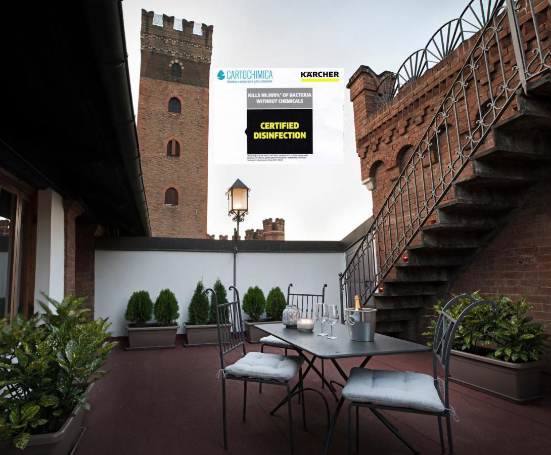 Appartement Castello Medici Del Vascello à Asti Extérieur photo